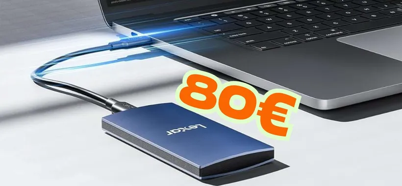 SSD esterno Lexar ES3 da 1TB fino a 1050 MB/s a soli 80€ è un best buy