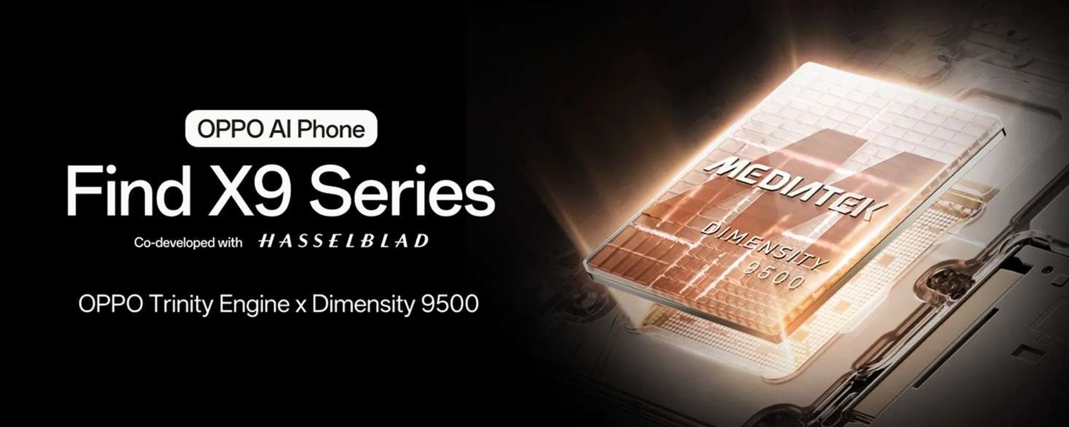 Oppo Find X9: debutto globale con MediaTek Dimensity 9500 e Trinity Engine