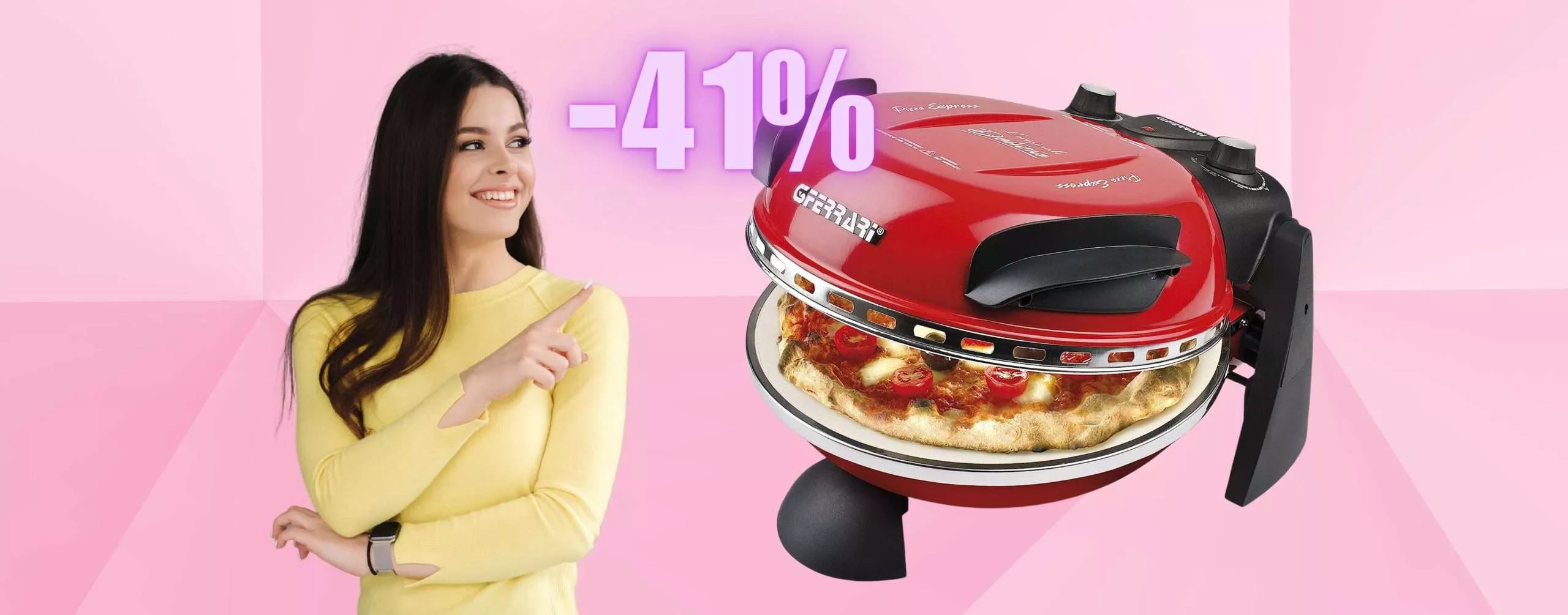 G3 Ferrari: con questo fornetto fai la pizza in 5 MINUTI (-41%)