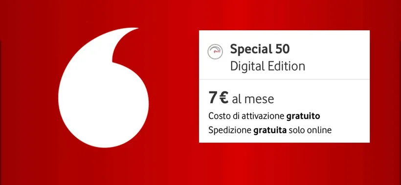 Vodafone Special50: 50GB solo fino al 3 Giugno