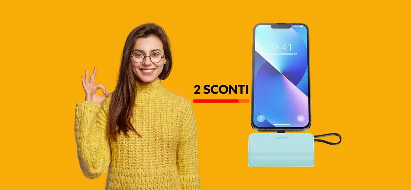 iPhone SEMPRE carico grazie a questa MINI powerbank: solo 15€