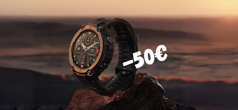 Amazfit T-Rex Pro: 100 modalità di allenamento e GPS (doppio sconto)