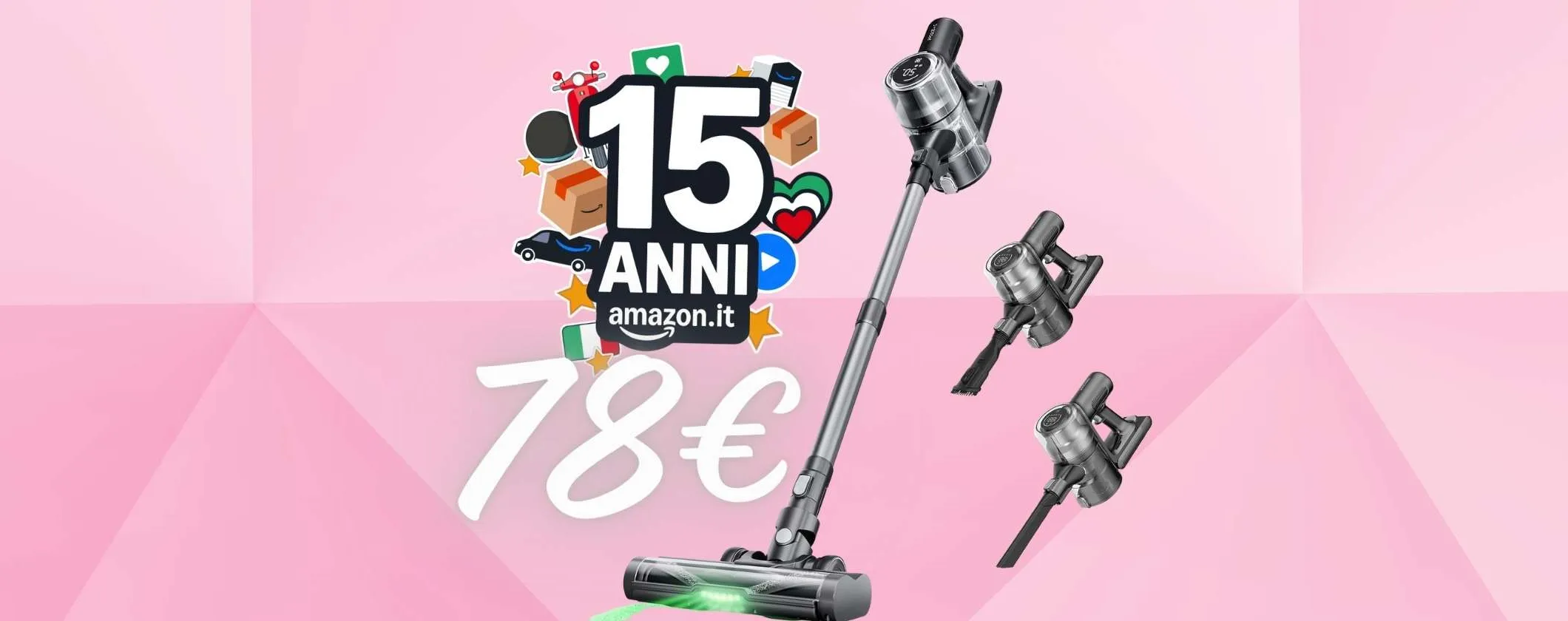 Proscenic: aspirapolvere senza fili con rapporto qualità prezzo WOW (78€)