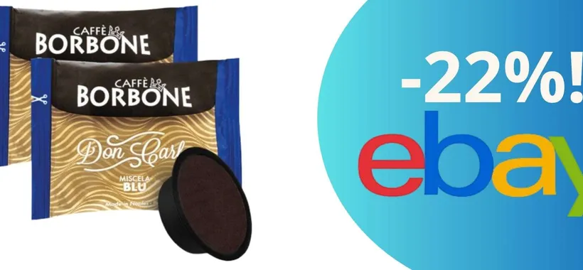 Promo esclusiva: 300 capsule di Borbone Don Carlo Blu oggi ad un prezzo da urlo!
