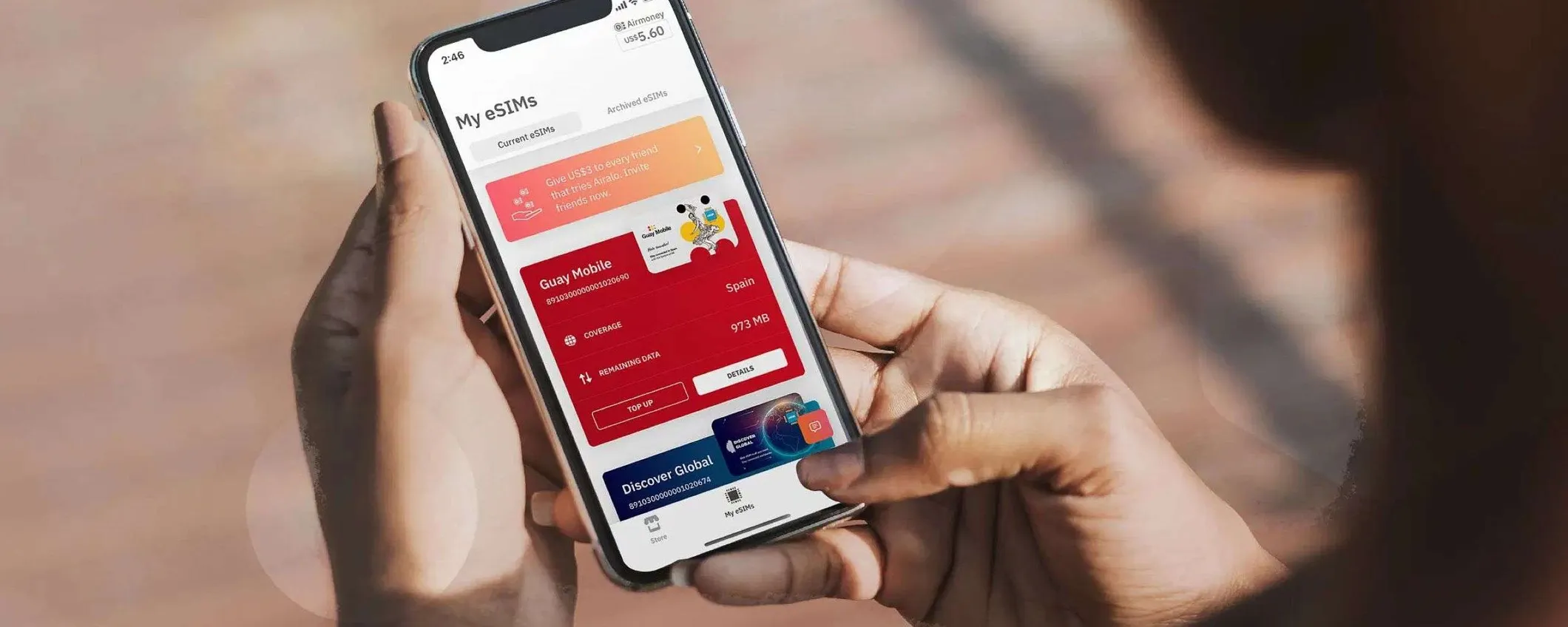 eSIM per l'estero: sconto automatico del 10% con Airalo