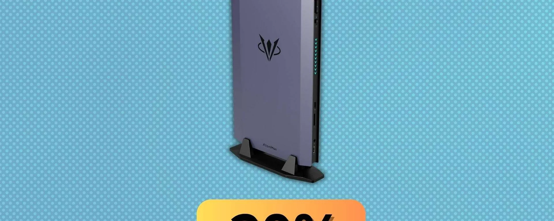 Risparmia il 20% sull'AtomMan G7 Ti: il super Mini PC da gaming con RTX 4070 e 32GB di RAM