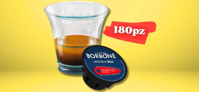 180 capsule Caffè Borbone MISCELA BLU per Dolce Gusto (0,19€ cad)