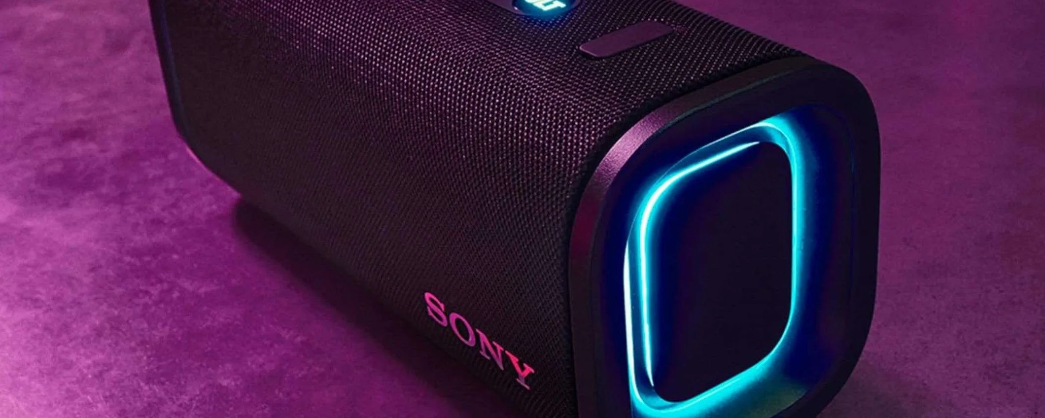 Cassa bluetooth Sony Ult Field 5 a 100 euro in meno: potenza portatile e 25 ore di musica