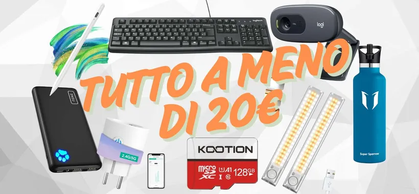 Amazon impazzisce: oggi ci sono tanti gadget utilissimi a meno di 20€