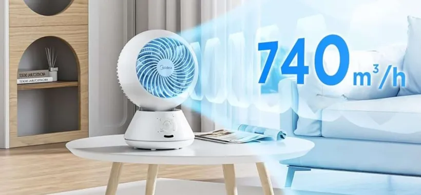 Piccolo ma potente ventilatore da tavolo con spesa minima (35€)