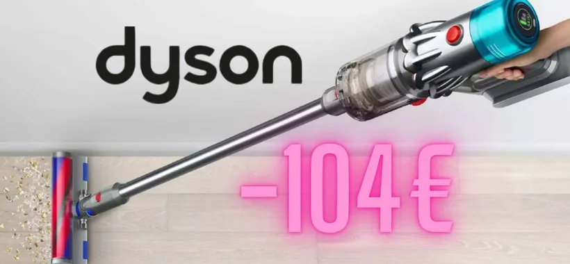 Dyson V12 Origin: una bestia di aspirapolvere con risparmio di 104€