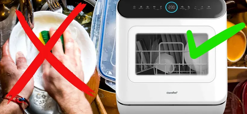 Lavastoviglie compatta, sconto Amazon SHOCK: addio piatti sporchi (coupon)