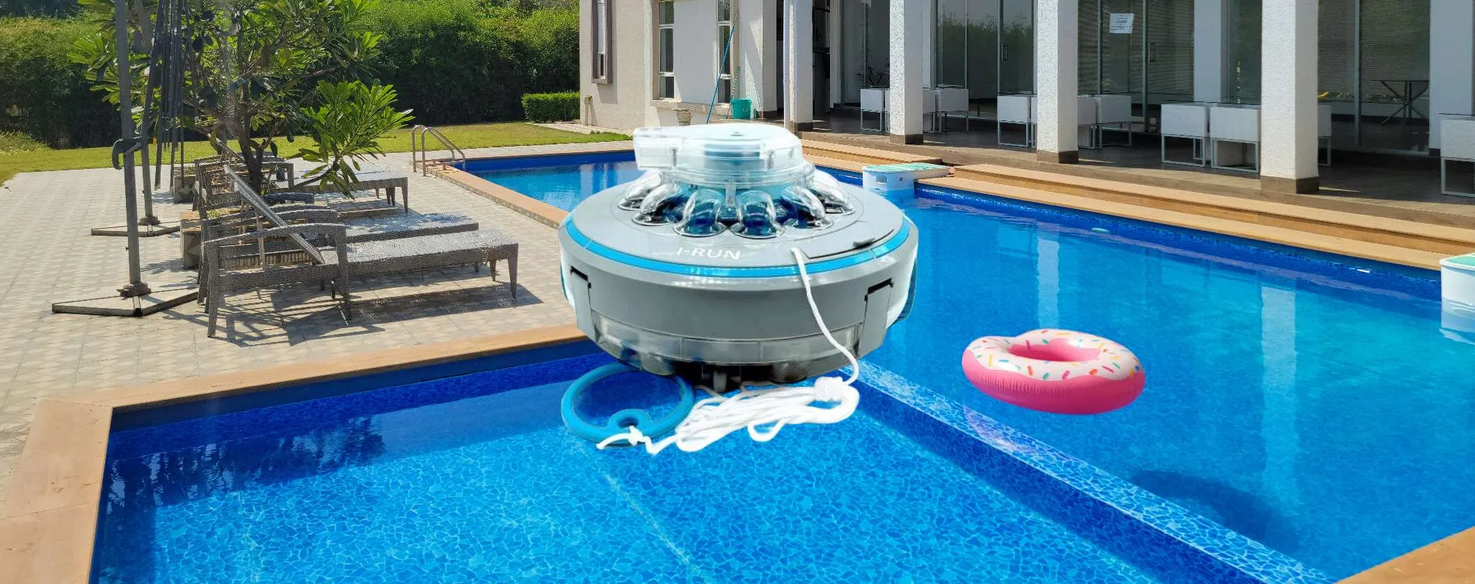 Preparati all'estate con il Kit Pulizia Piscina I-RUN in offerta su eBay