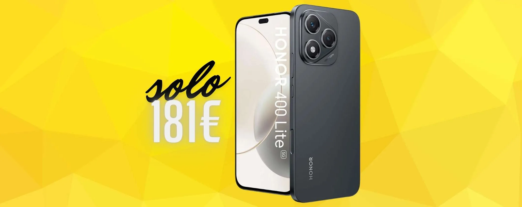 Affidabile ed economico: Honor 400 Lite (8/256GB) è tuo a soli 181€ su eBay