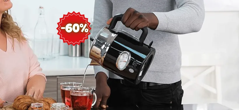 Look Vintage ma calore FULMINEO per il bollitore Russell Hobbs (-60%)