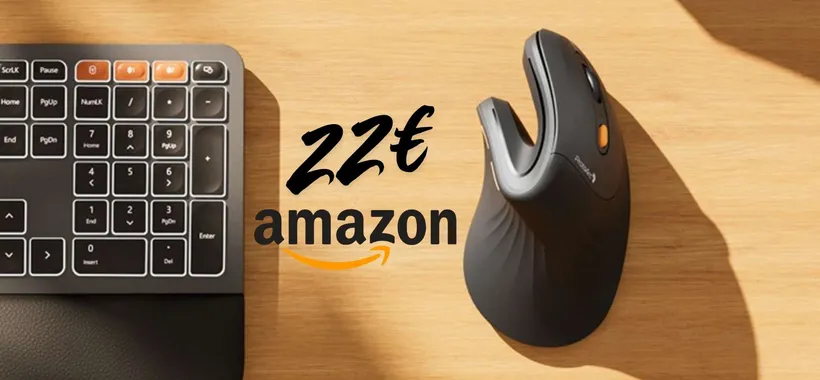Tante ore al computer? Prova questo mouse verticale ergonomico a soli 22€