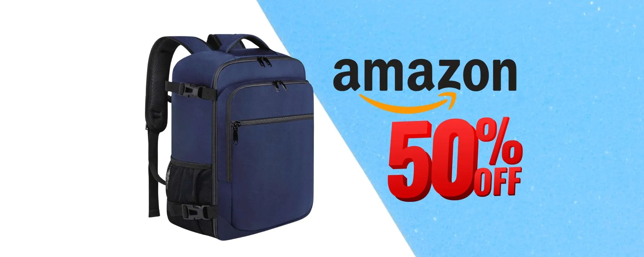 Zaino da viaggio per volare con tranquillità senza costi folli ora a soli 24€