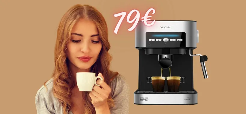 Macchina per espresso: il caffè come al bar quando vuoi a SOLI 79€