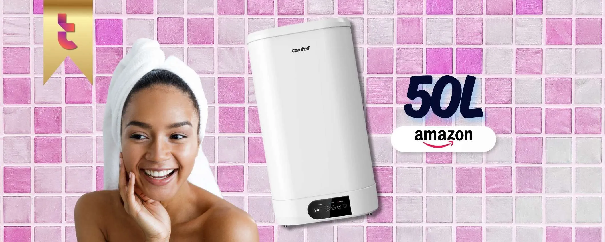 Doccia CALDA tutto l'inverno con lo Scaldabagno Elettrico 50L in sconto