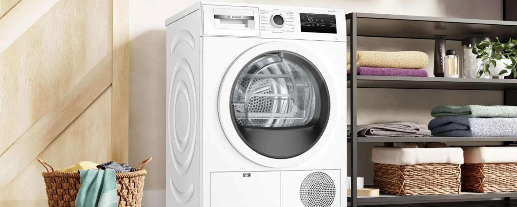 Asciugatrice Bosch da 8 kg Classe A++ a soli 499€ (Sottocosto)
