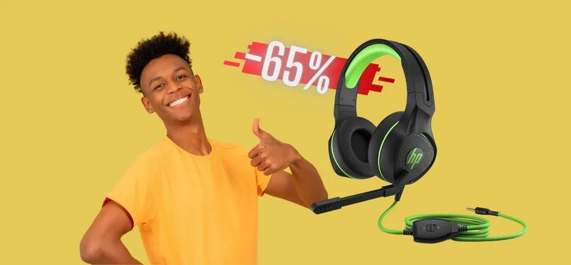Torna lo SCONTO FOLLE per le cuffie gaming HP Pavilion (-65%)