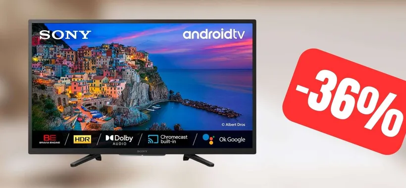 Smart TV Sony Bravia 32" in SCONTO su Amazon (-36%)