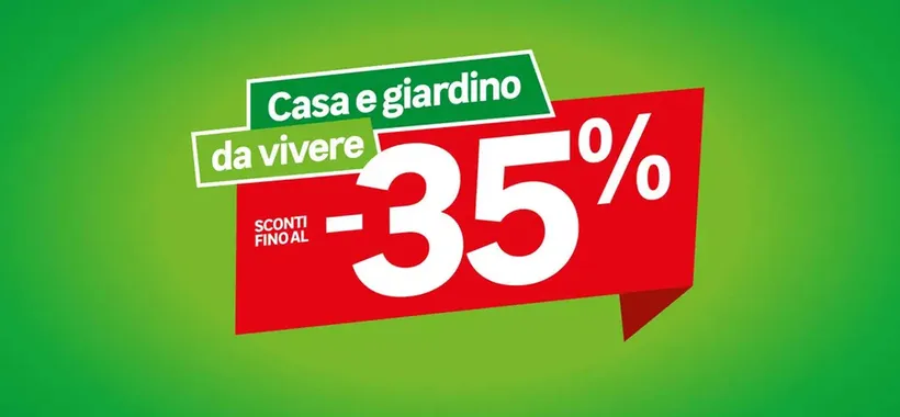 Volantino Leroy Merlin, c'è aria di primavera: sconti fino al 35%