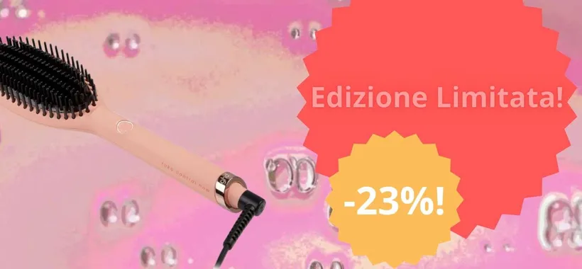 Spazzola lisciante ghd in EDIZIONE LIMITATA e con super sconto: capelli sempre perfetti a prezzo da urlo, affrettati!