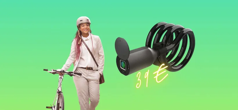 Ladri di bicicletta KO grazie al lucchetto con impronta digitale a 39€