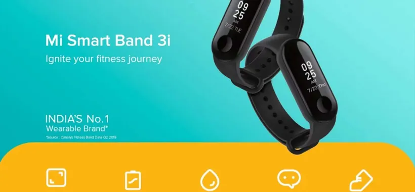 Xiaomi Mi Smart Band 3i è ufficiale: i dettagli