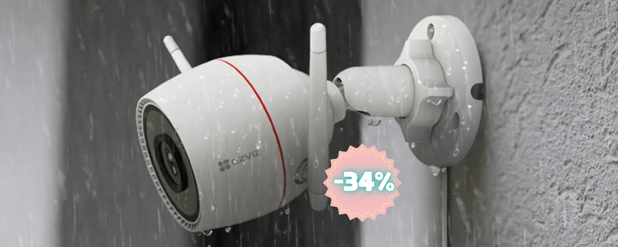 Casa sorvegliata 24/7 con questa telecamera Ezviz 4in1, per esterno è TOP