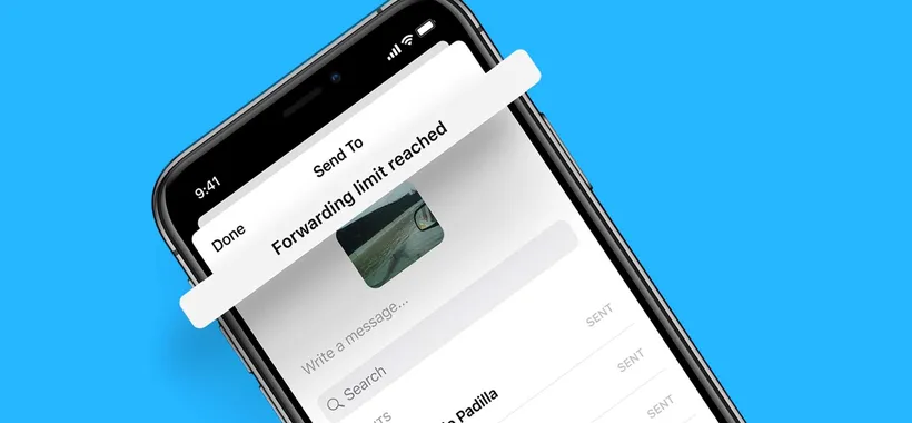 Facebook Messenger: limite inoltro come WhatsApp