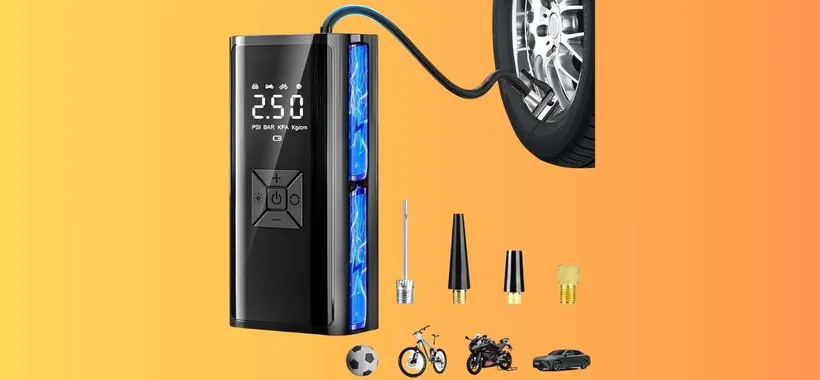 Compressore aria portatile a soli 19,99€: Amazon sgancia la BOMBA