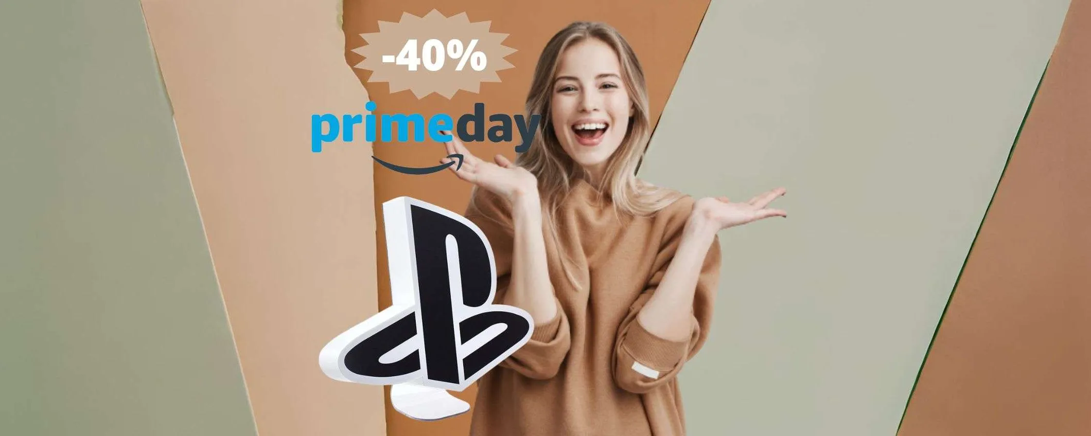 Logo PlayStation light: sconto EPICO del 40% per le OFFERTE Prime Day