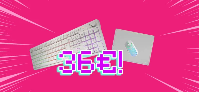 Kit Gaming con Tastiera, Mouse e Tappetino a soli 36€ su Amazon