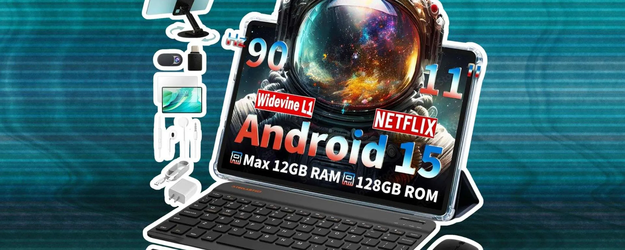 TECLAST P50: tablet completo con DOPPIO SCONTO e 10 accessori (Amazon)