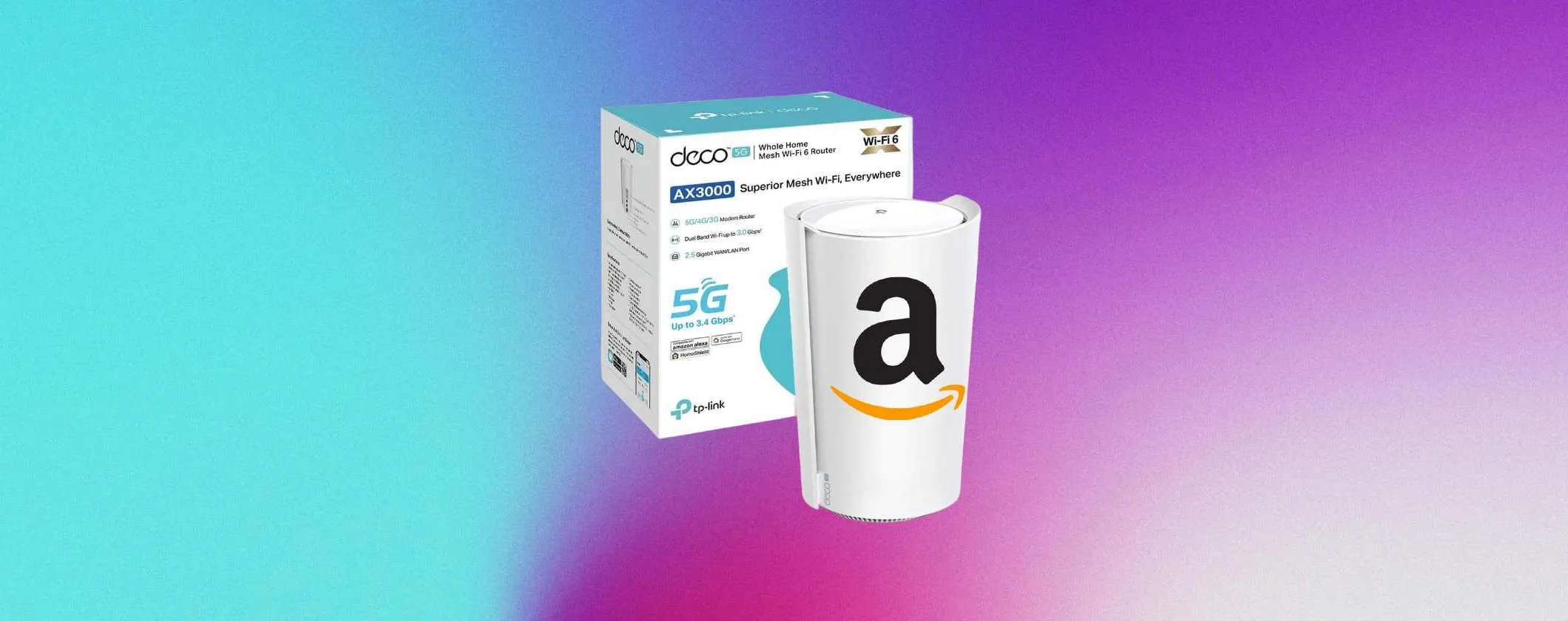 Router 5G TP-Link Deco X3000 a soli 249€ con Amazon Tech Week
