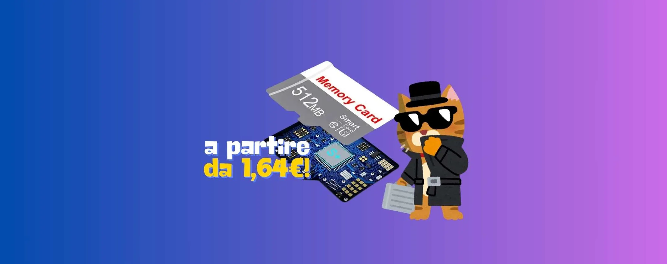 OFFERTA LANCIO MicroSD fino a 1GB da soli 1,64€