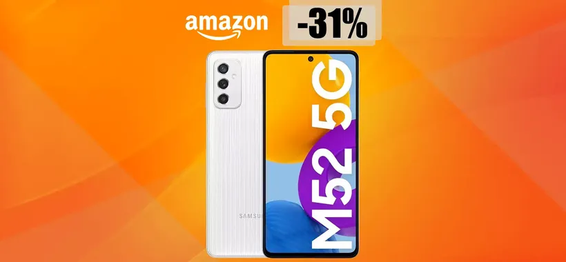 Samsung Galaxy M52 5G: imperdibile SCONTO per i più veloci (-152€)