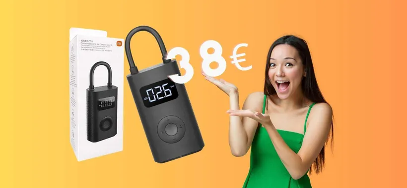 Xiaomi: mini compressore portatile POTENTISSIMO a prezzo ASSURDO