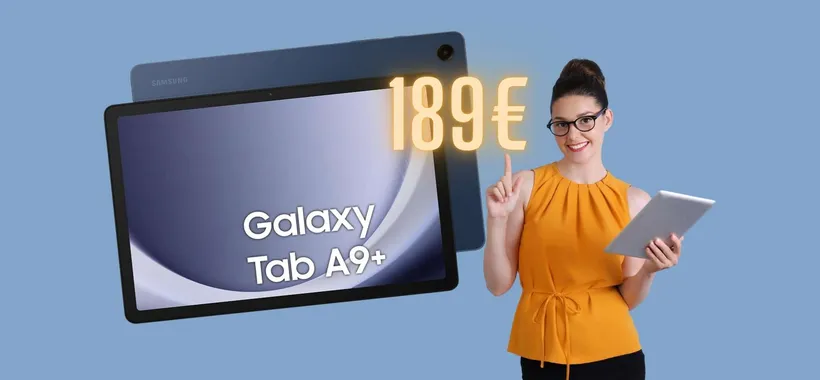 Samsung Galaxy Tab A9+ da 11" ha un rapporto qualità prezzo imbattibile