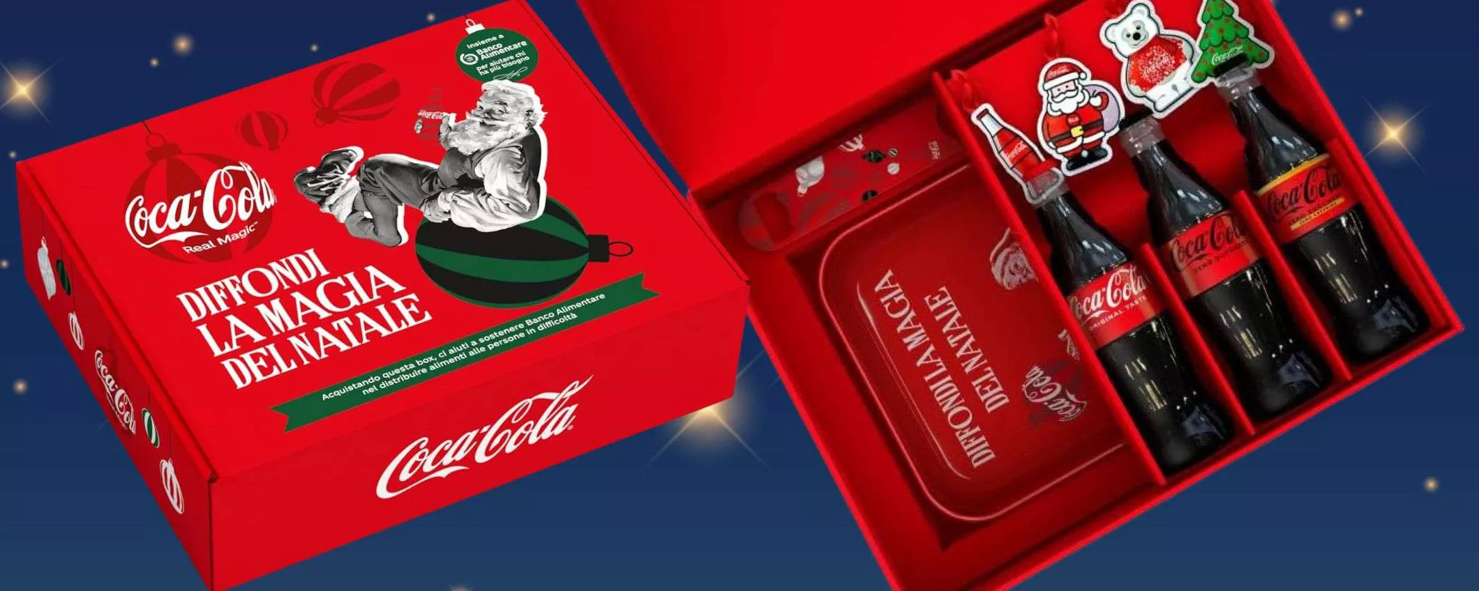 Coca Cola: box di Natale RICCHISSIMA a prezzo WOW su Amazon (14€)