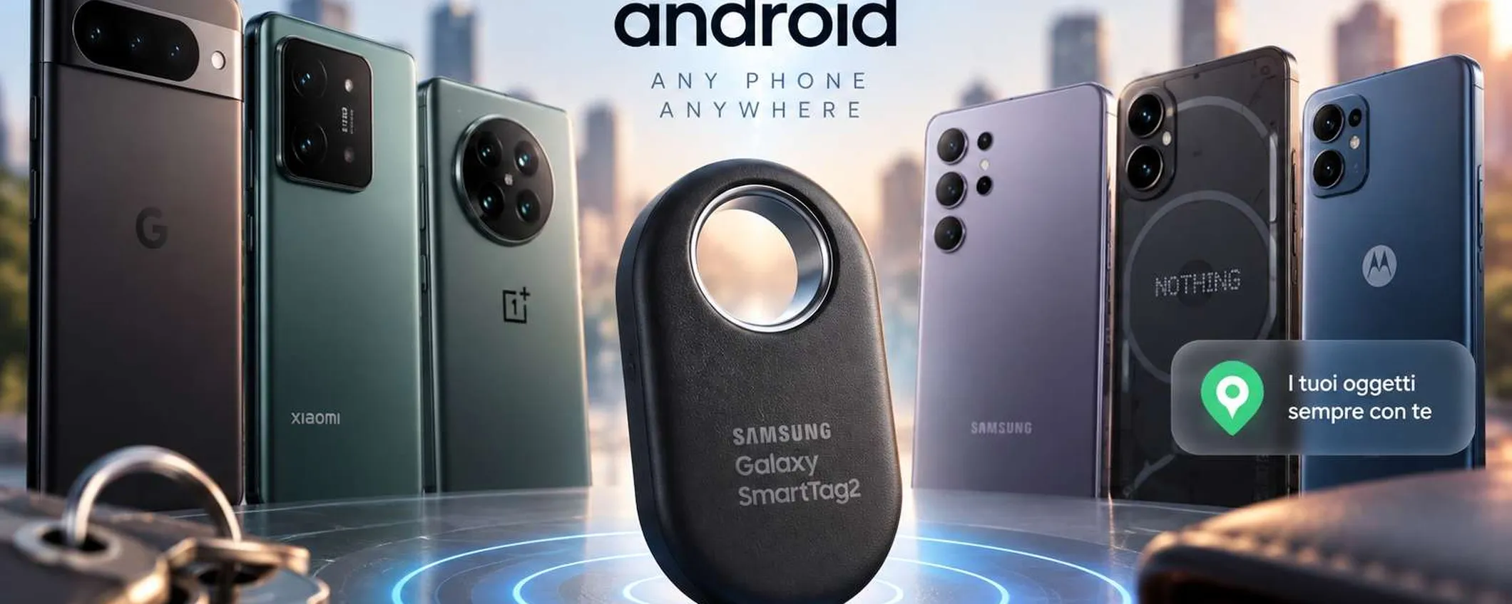 Samsung Galaxy SmartTag 2 funziona su qualsiasi Android: uTag abbatte il limite dei Galaxy