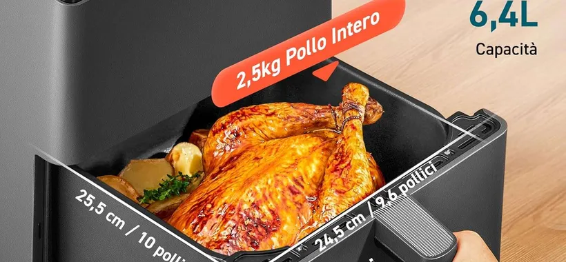 Friggitrice ad aria in offerta ad un ottimo prezzo: cucinare diventa facilissimo