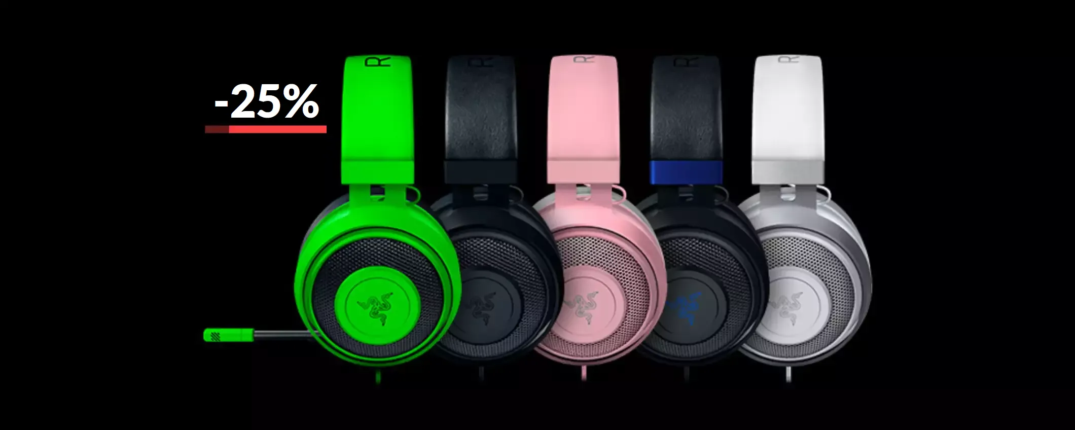 Cuffie Razer da gaming al prezzo più basso di sempre: solo 45€