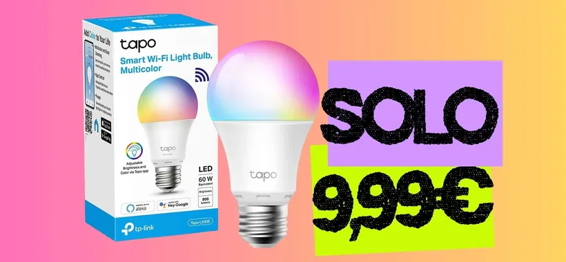 Lampadina WiFi multicolore Tapo: semplificati la vita con appena 9,99€