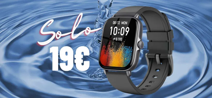 Rispondi alle chiamate dal polso e tieniti in forma con questo smartwatch a 19€