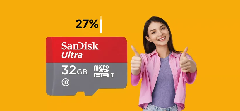 MicroSD 32GB da non perdere a soli 14€: veloce come un RAZZO