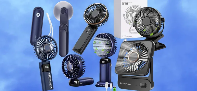 I migliori mini ventilatori portatili oggi su Amazon a meno di 15€