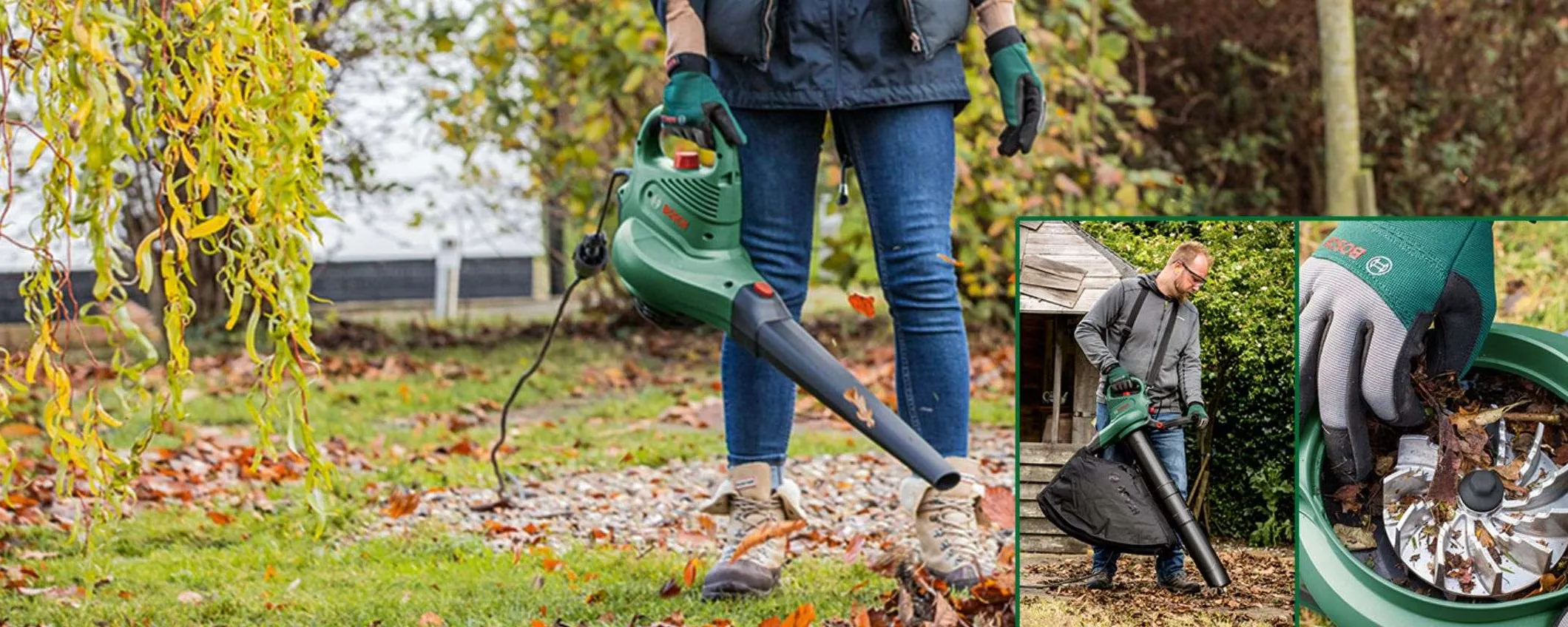 Soffiatore e aspiratore Bosch: il tutto in uno per la pulizia del tuo giardino (doppio sconto Amazon)